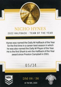 2023 NRL Traders Elite - 2022 Dally M Awards Priority #DM08 Nicholas Hynes Back